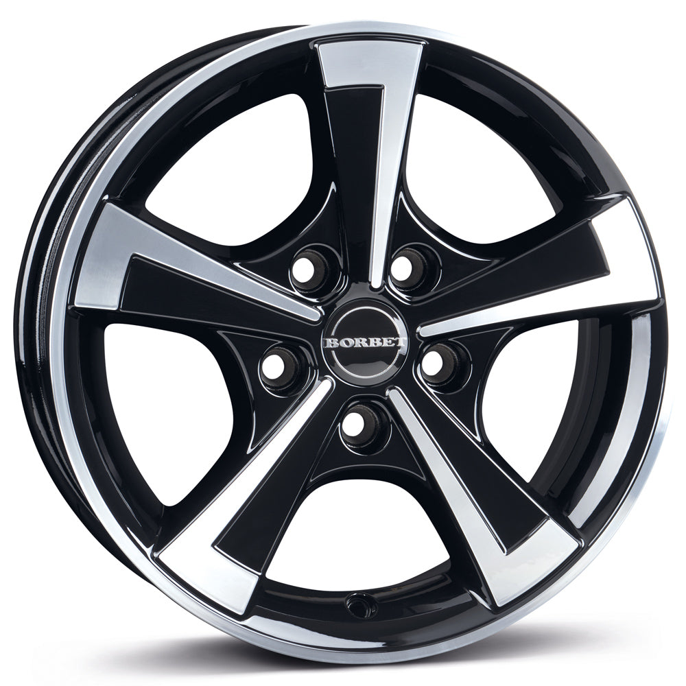 Borbet CWT Black Polished Glossy Alloy Wheel