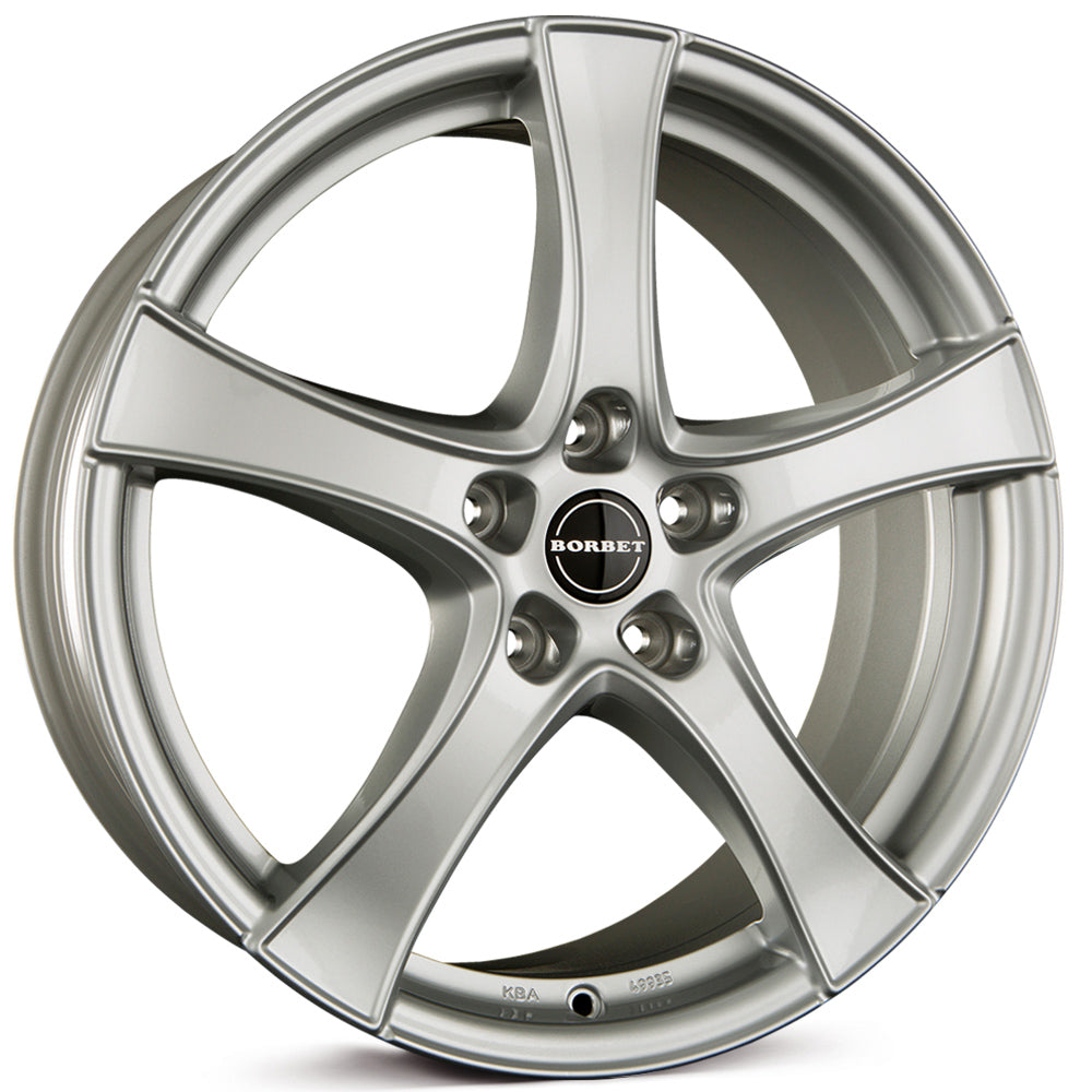 Borbet F2 Brillant Silver Alloy Wheel