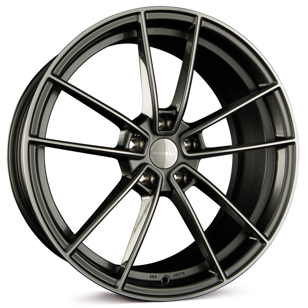 Borbet FF1 dark Titan Polished Alloy Wheel