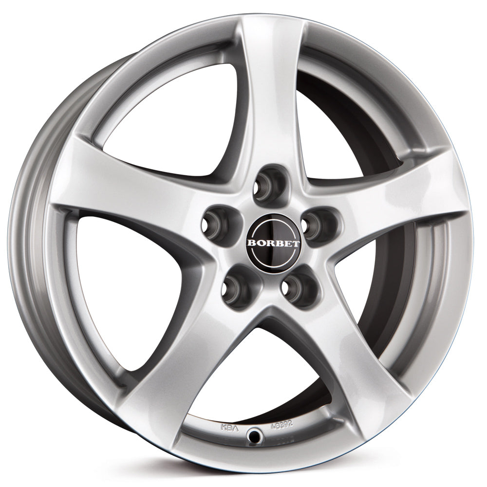 Borbet F Brillant Silver Alloy Wheel