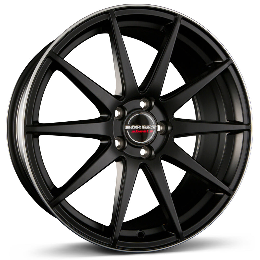 Borbet GTX Black Rim Polished Matt Alloy Wheel