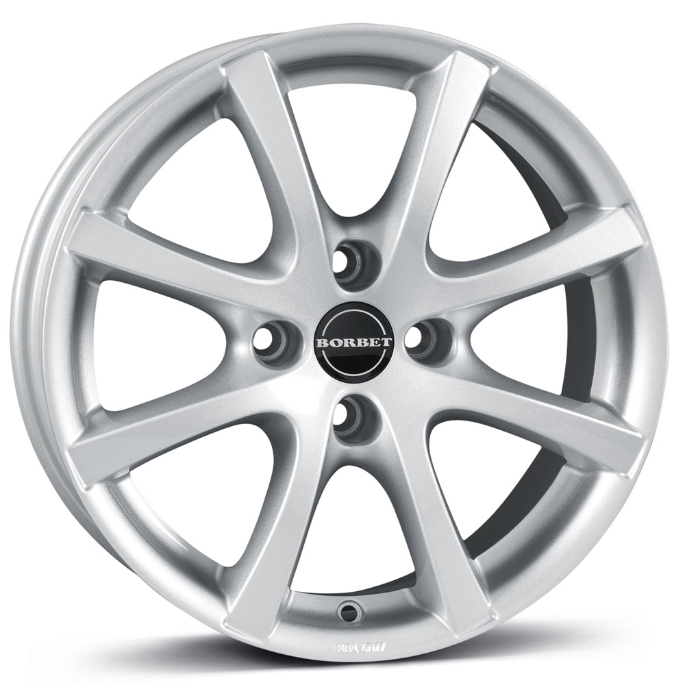 Borbet LV4 Crystal Silver Alloy Wheel