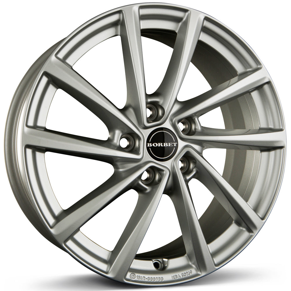 Borbet V Crystal Silver Alloy Wheel