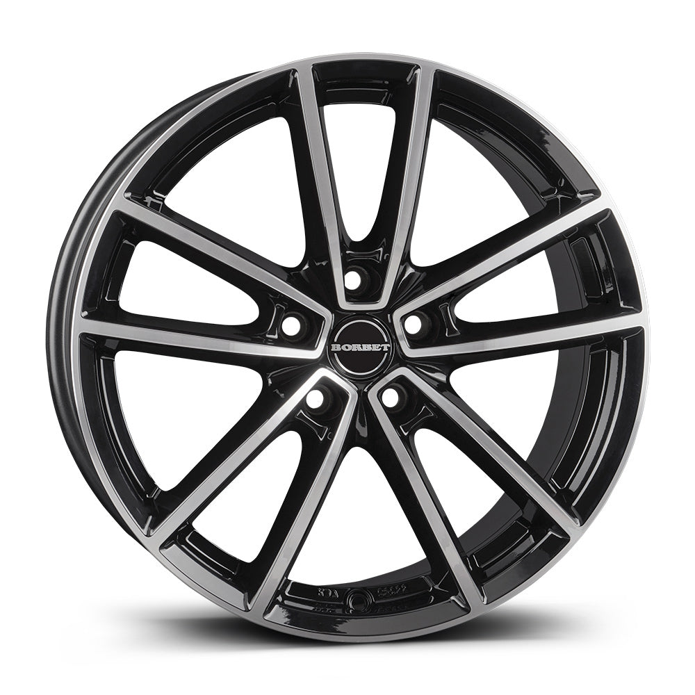 Borbet W Black Polished Glossy Alloy Wheel