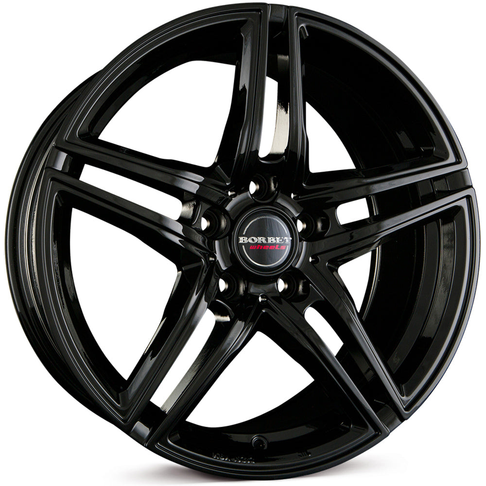 Borbet XRT Black Glossy Alloy Wheel