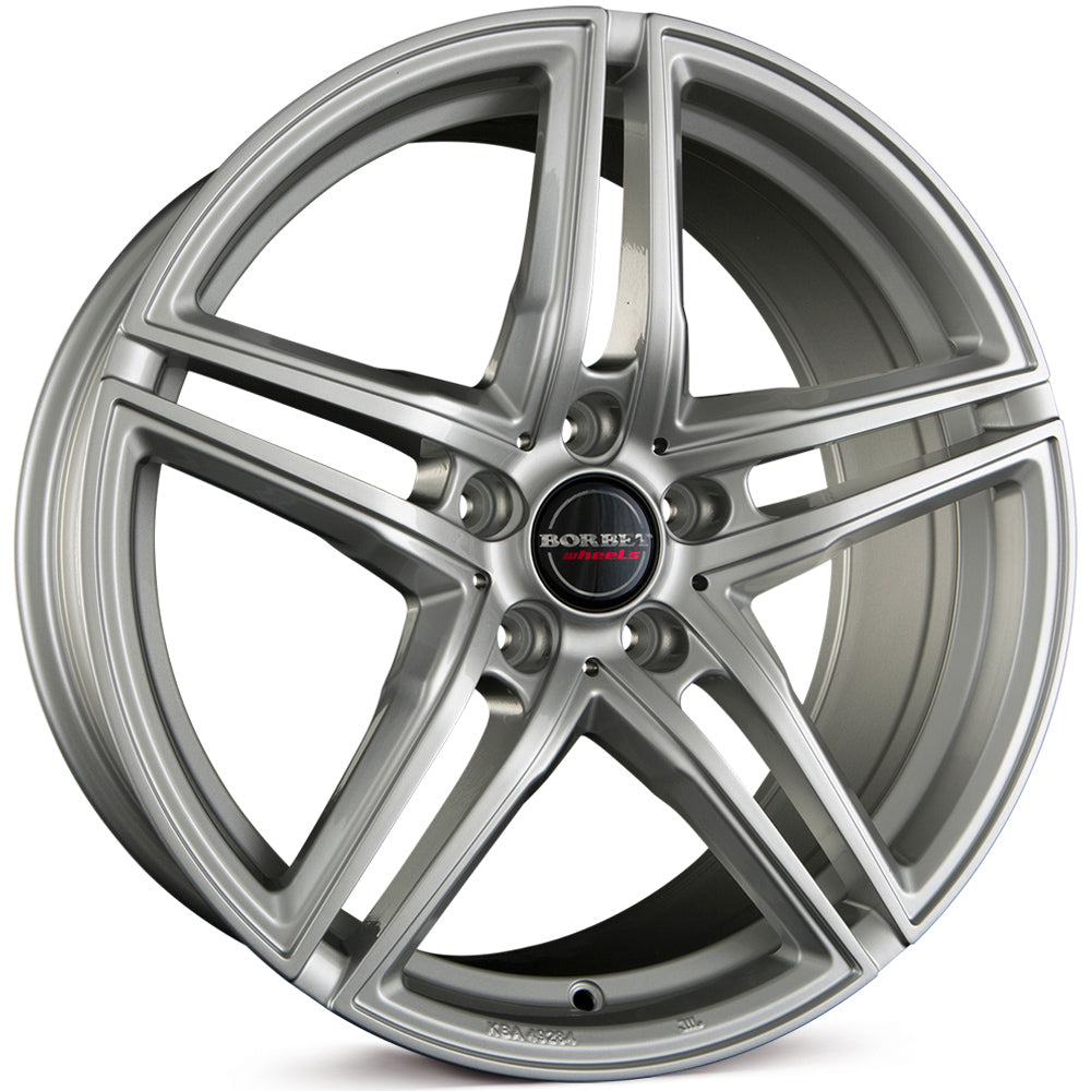Borbet XRT Brillant Silver Alloy Wheel