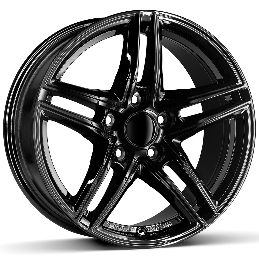 Borbet XR Black Glossy Alloy Wheel