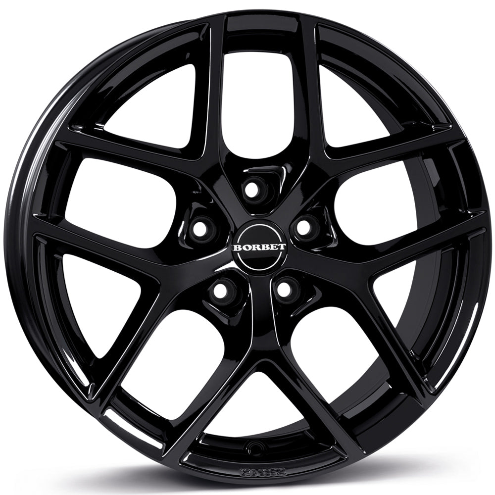 Borbet Y Black Glossy Alloy Wheel
