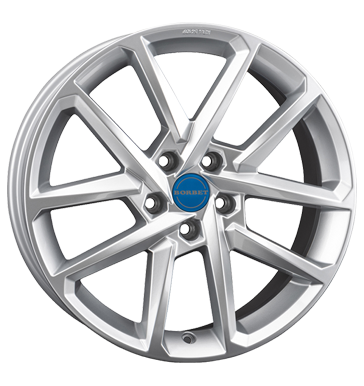 Borbet N Crystal Silver Alloy Wheel