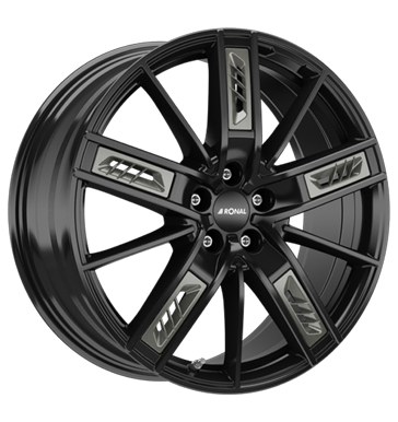 Ronal R67 Grey Jet Black Alloy Wheel