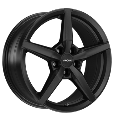 Ronal R69 Matt Jet Black Alloy Wheel