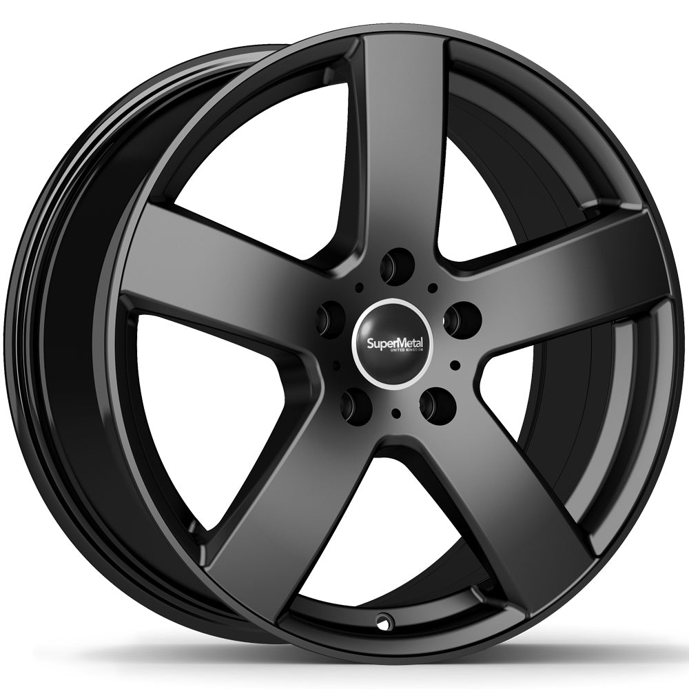 SuperMetal Bolt Matt Black Alloy Wheel