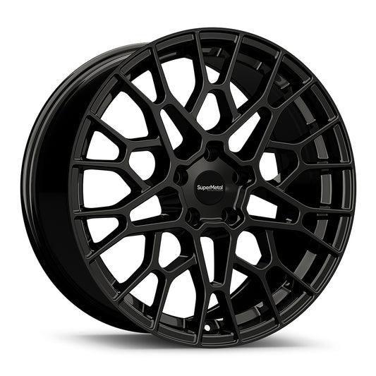 SuperMetal Cell Gloss Black Alloy Wheel