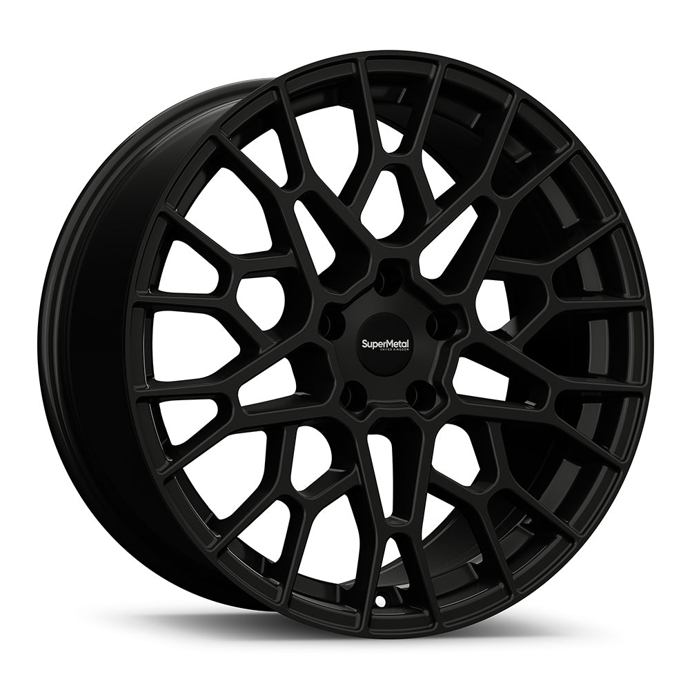 SuperMetal Cell Matt Black Alloy Wheel