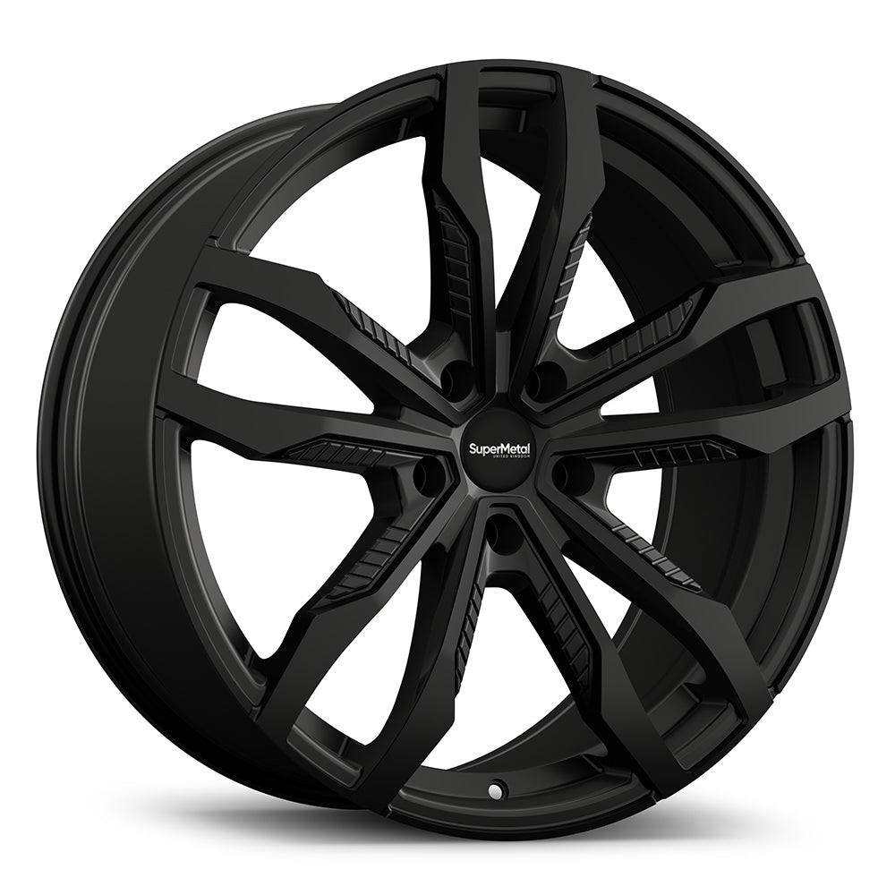 SuperMetal Fin Matt Black Alloy Wheel