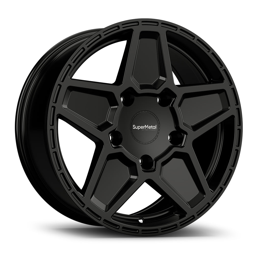 SuperMetal Rocket Gloss Black Alloy Wheel