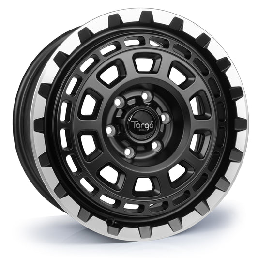 Targa TG9-HD Matt Black Machined Lip Alloy Wheel