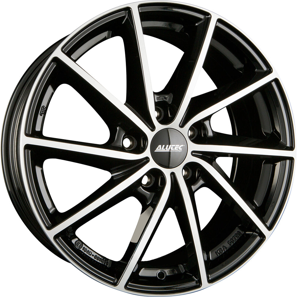 Alutec Singa Diamond Black Front Polished Alloy Wheel