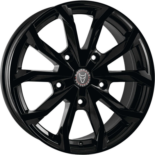 Wolfrace Eurosport Assassin TRS Gloss Black Alloy Wheel