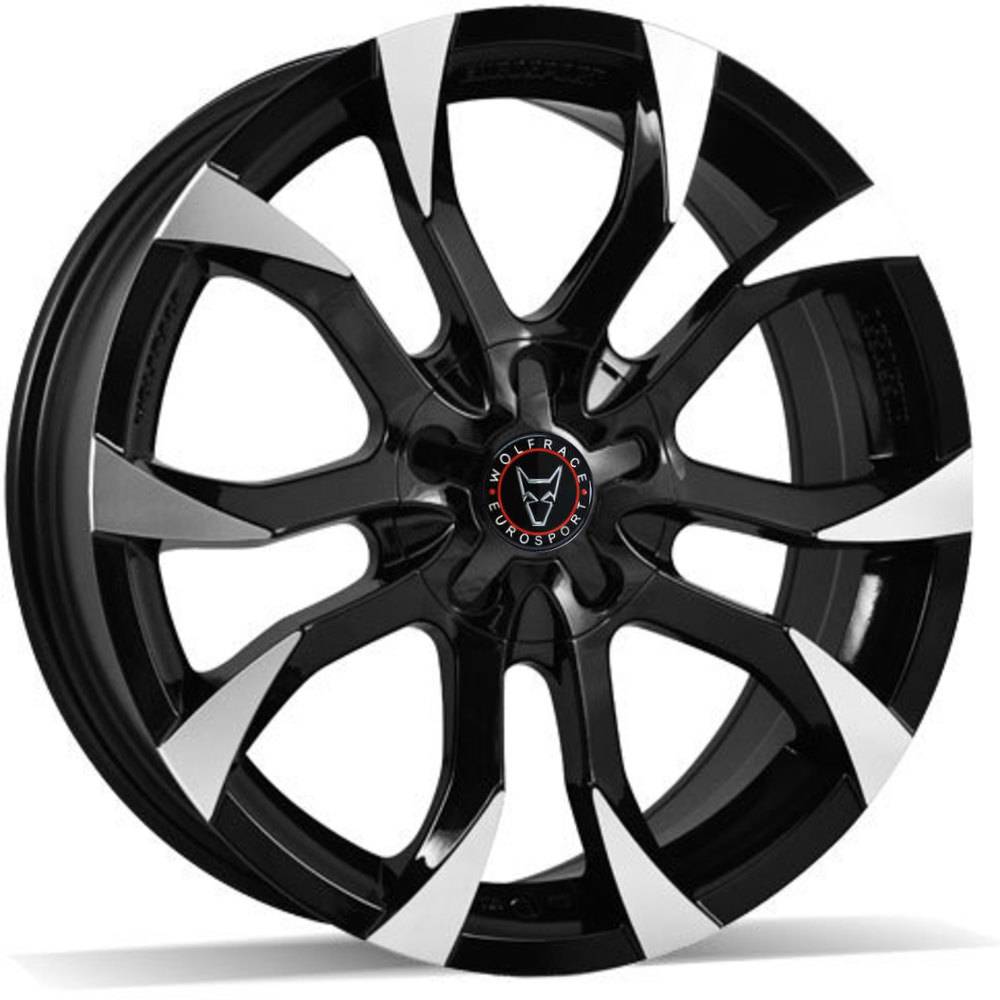 Wolfrace Eurosport Assassin Gloss Black Polished Alloy Wheel