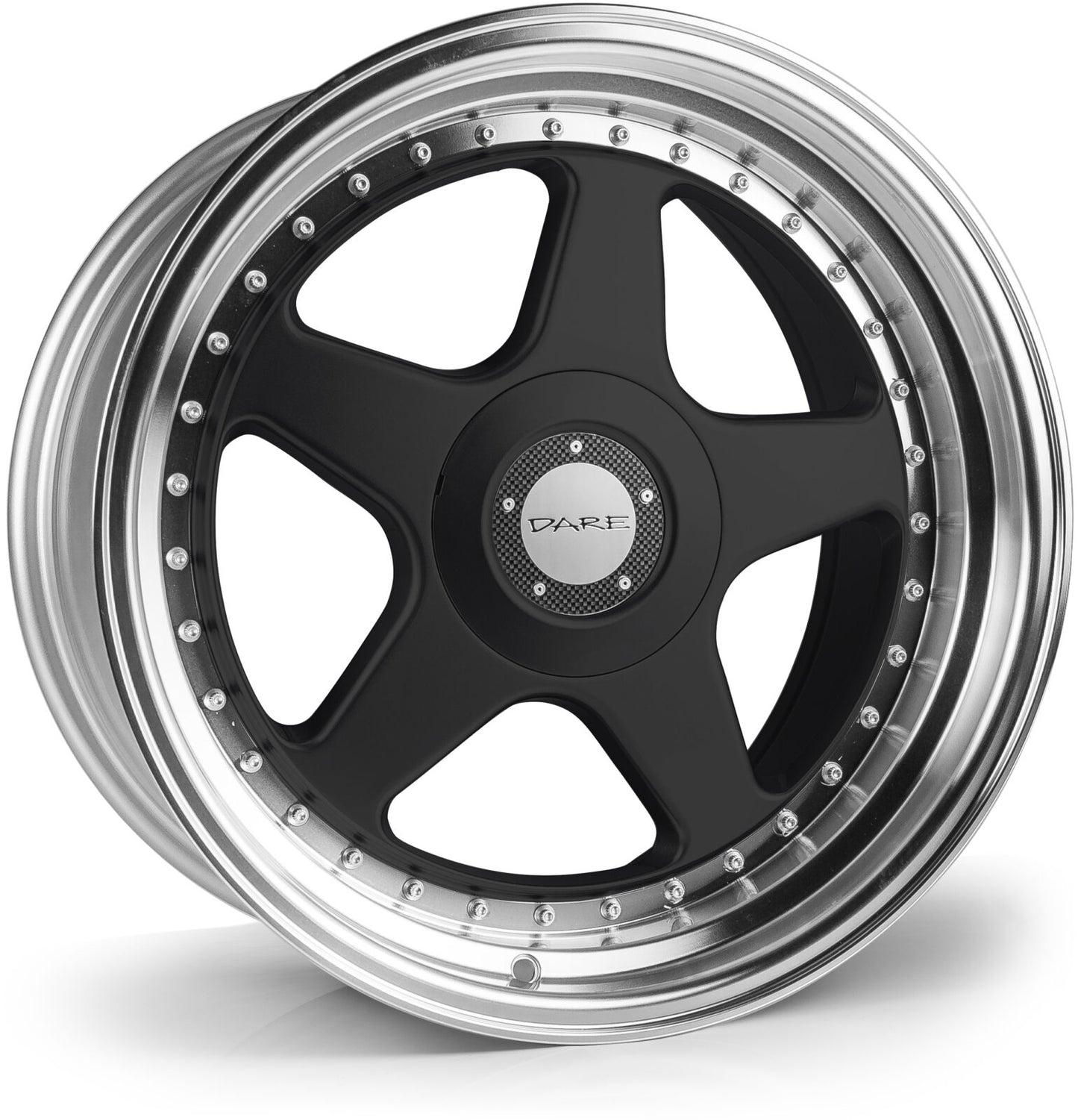 Dare F5 Black Polished Lip Alloy Wheel