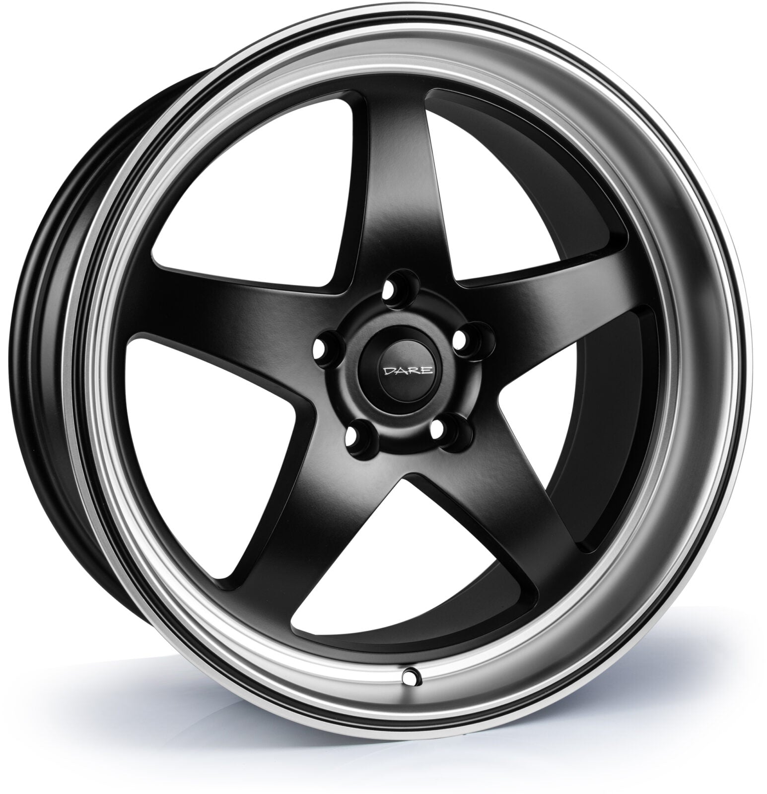 Dare F7 Satin Black Polished Lip Alloy Wheel