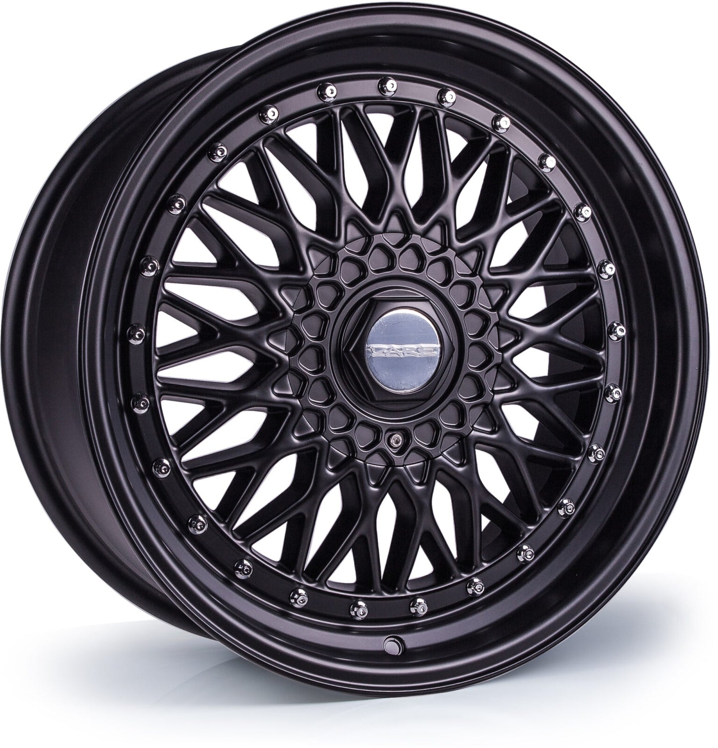 Dare DRRS Matt Black Chrome Rivets Alloy Wheel