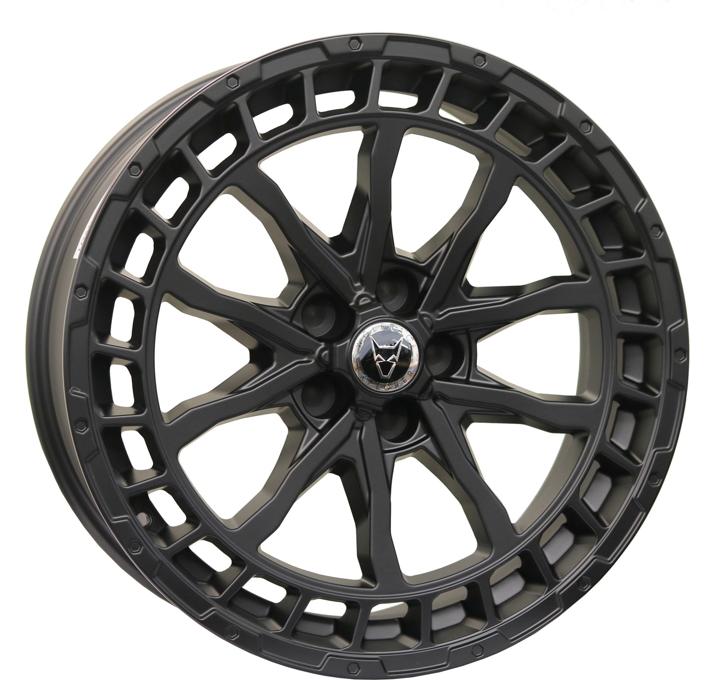 Wolfrace Explorer Wolf Matt Black Alloy Wheel