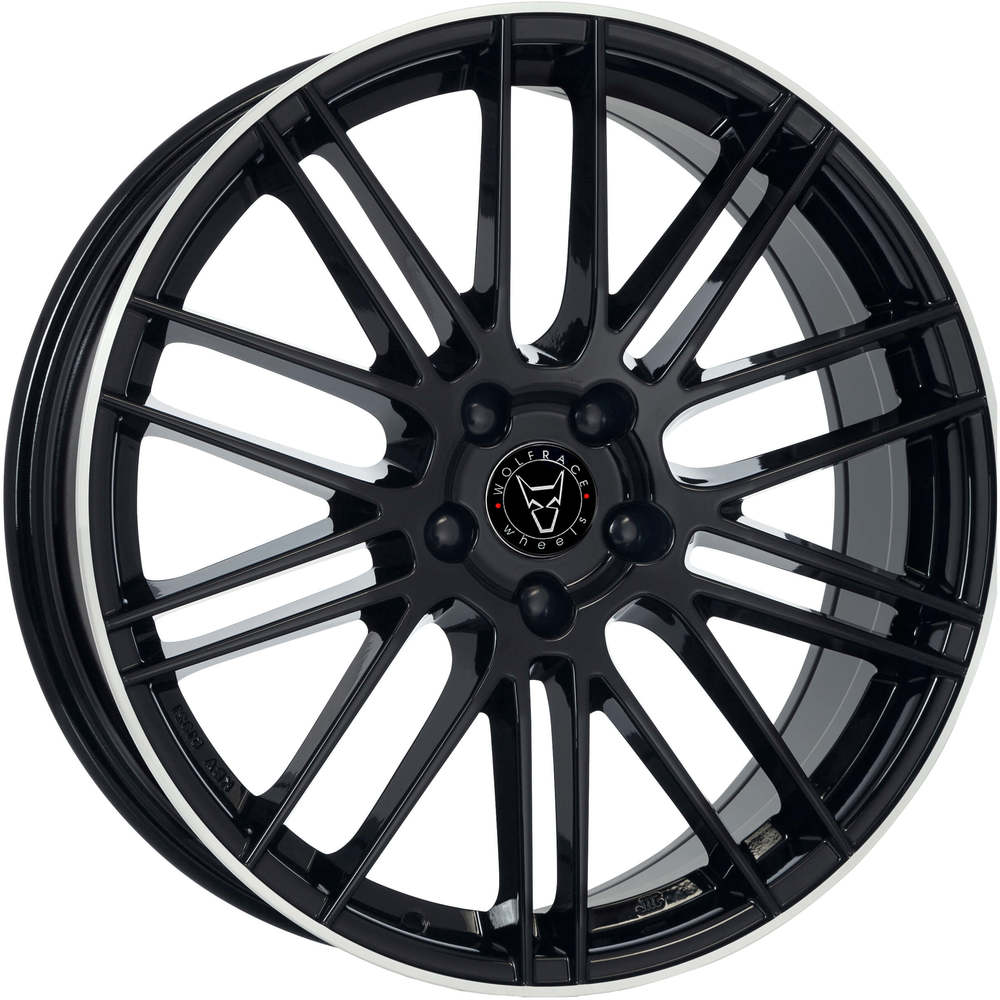 Wolfrace Eurosport TUV Kibo Diamond Black Horn Polished Alloy Wheel