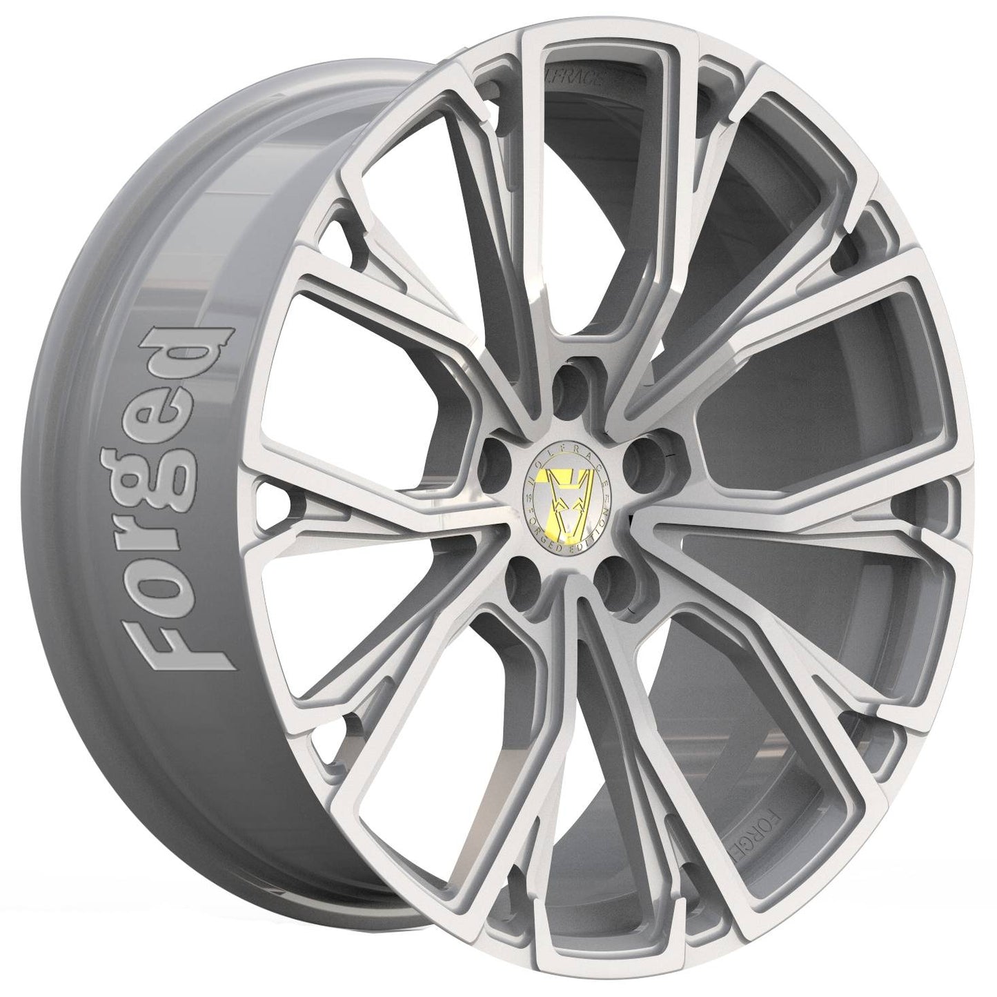 Wolfrace 71 Forged Edition Matrix Forged Urban Chrome Polished Alloy Wheel