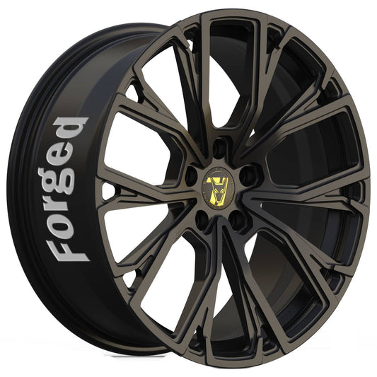 Wolfrace 71 Forged Edition Matrix Forged Satin Raven Black Alloy Wheel