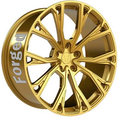 Wolfrace 71 Forged Edition Matrix Forged Anniversary Gold Alloy Wheel