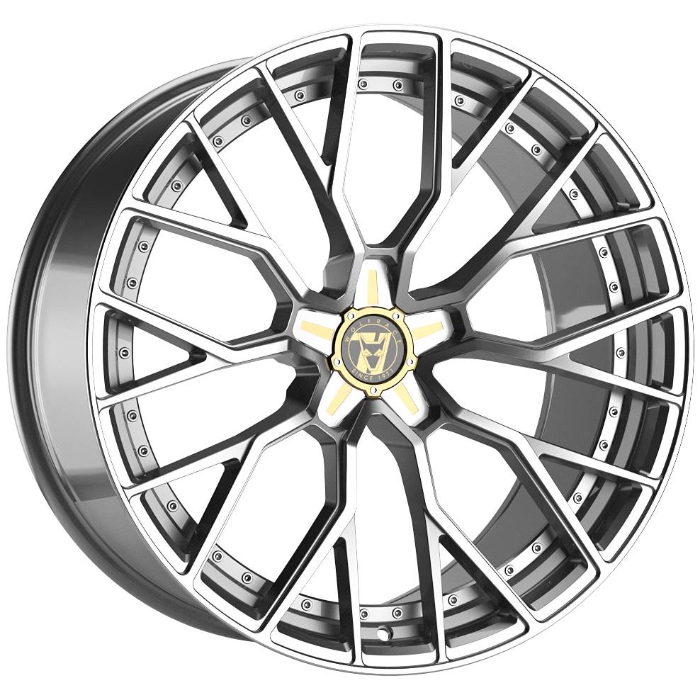 Wolfrace 71 Munich GTR Urban Chrome Polished Alloy Wheel