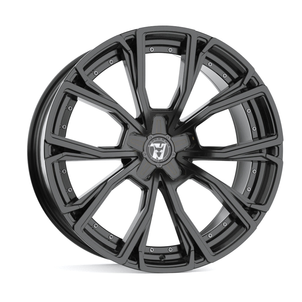 Wolfrace 71 Matrix Black Edition Gloss Raven Black Alloy Wheel