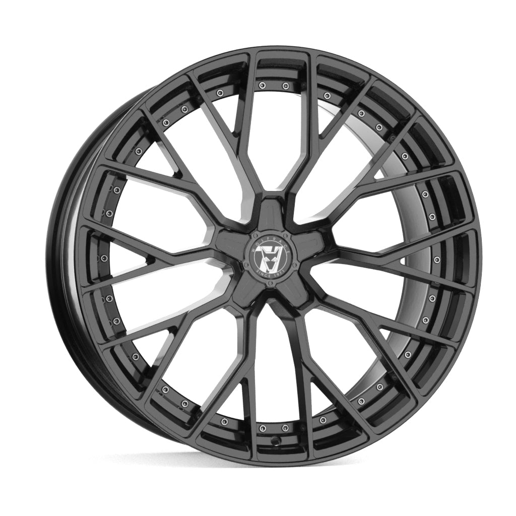 Wolfrace 71 Munich GTR Black Edition Gloss Raven Black Alloy Wheel