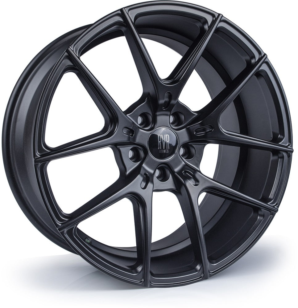 River R9 Matt Black Alloy Wheel