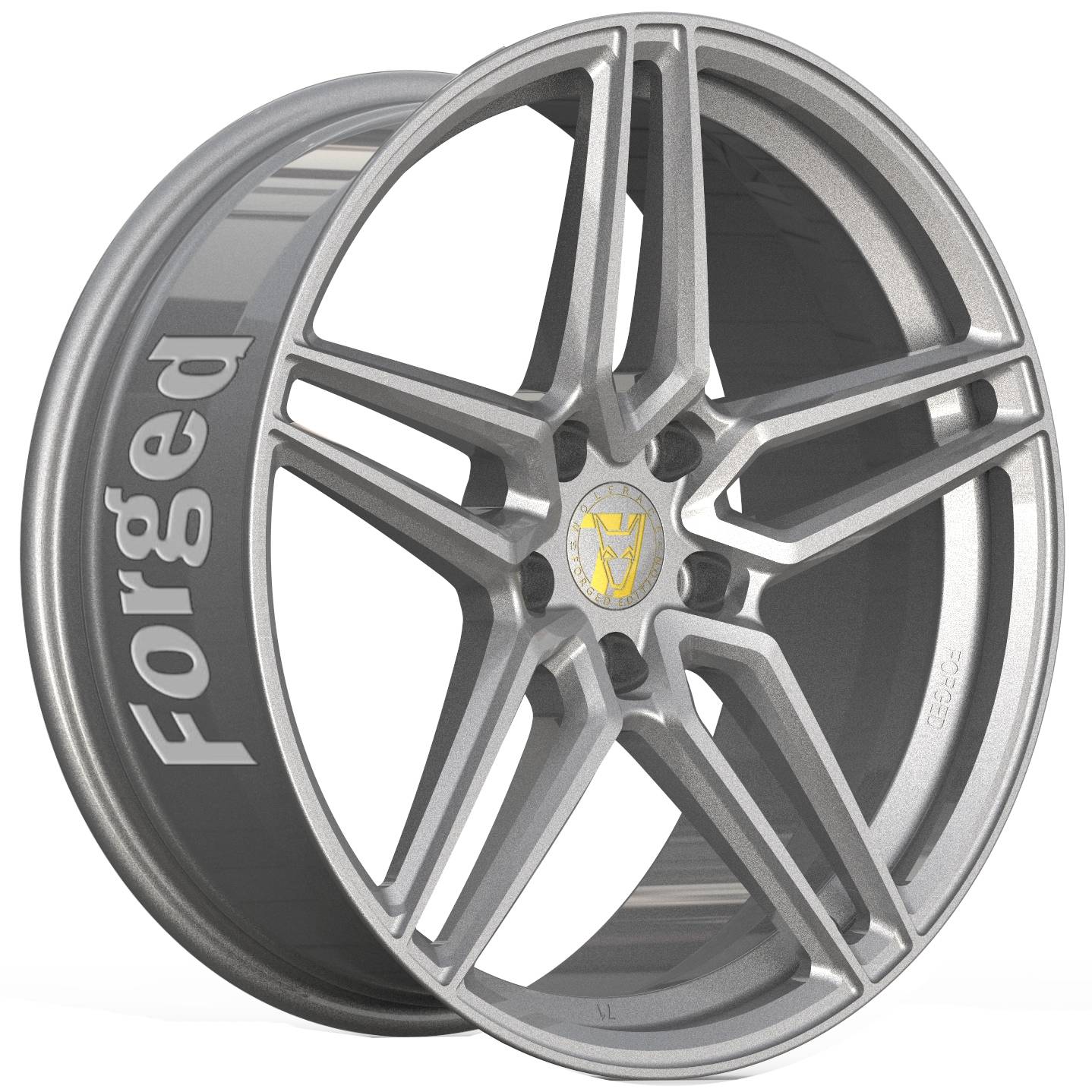 Wolfrace 71 Forged Edition Talon Forged Urban Chrome Polished Alloy Wheel