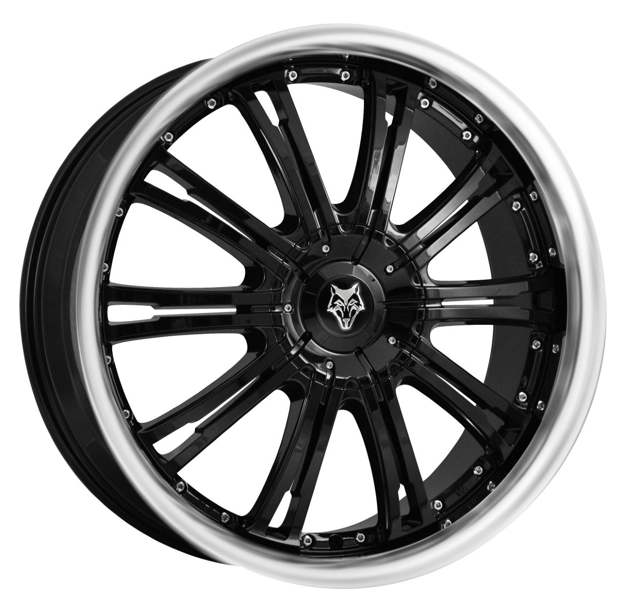 Wolfrace Explorer Vermont Gloss Black Polished Lip Alloy Wheel