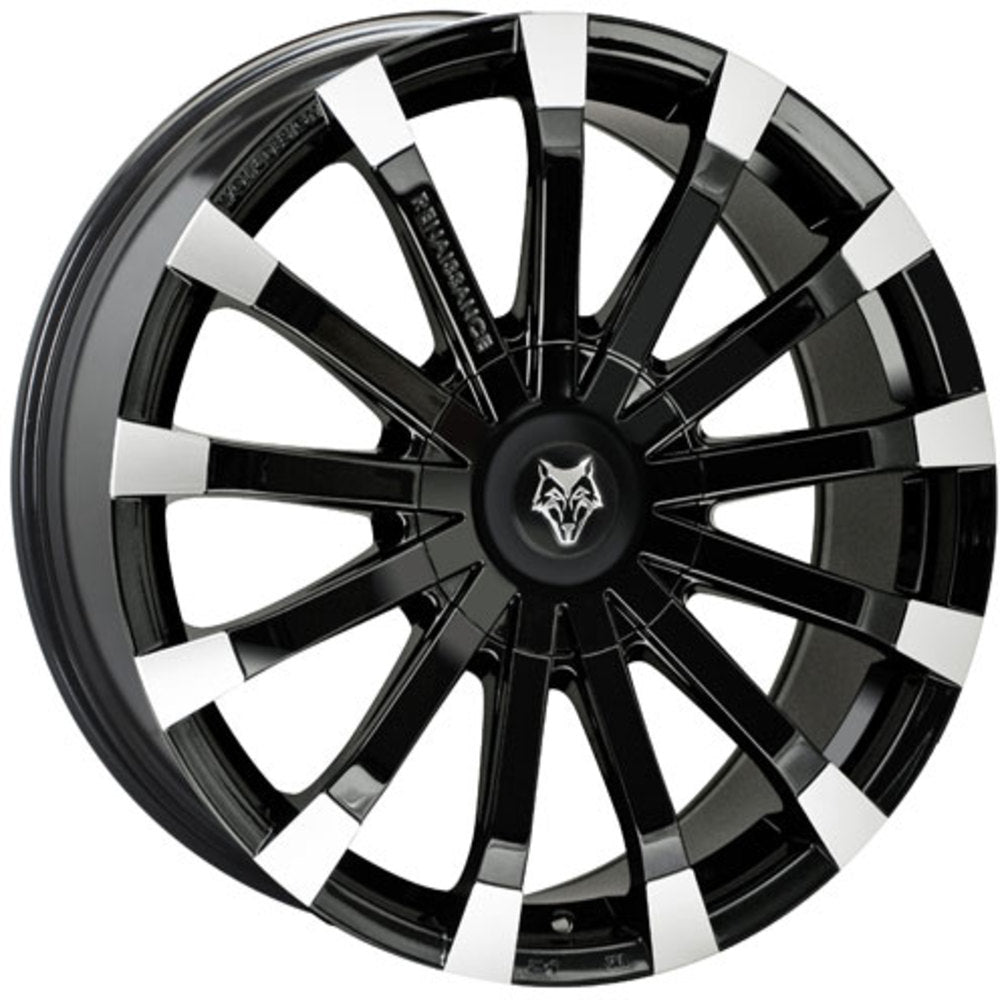 Wolfrace Eurosport Renaissance Gloss Black Polished Alloy Wheel