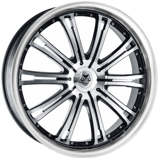 Wolfrace Explorer Vermont Gloss Black Polished Face and Lip Alloy Wheel