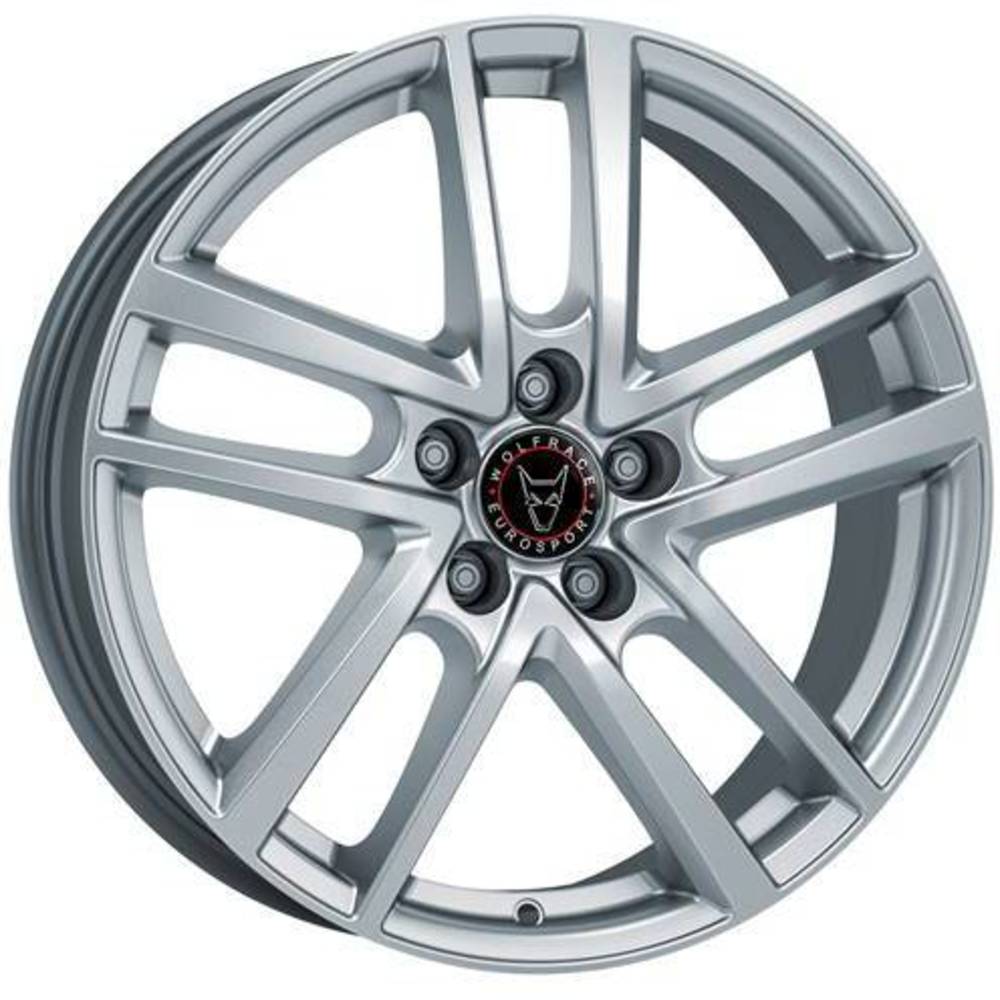 Wolfrace Eurosport TUV Astorga Polar Silver Alloy Wheel