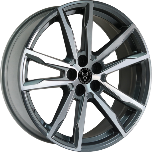 Wolfrace Eurosport Dortmund Gunmetal Polished Alloy Wheel