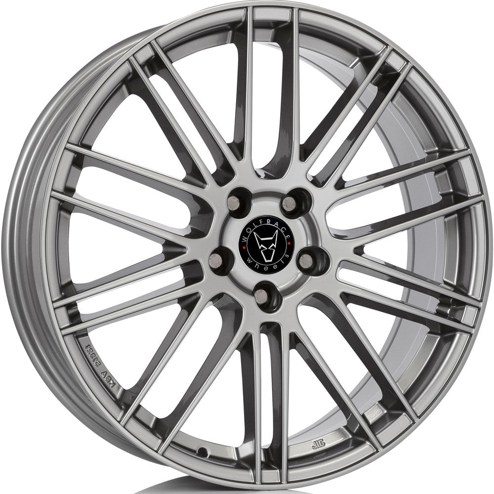 Wolfrace Eurosport TUV KiboX Metal Grey Alloy Wheel