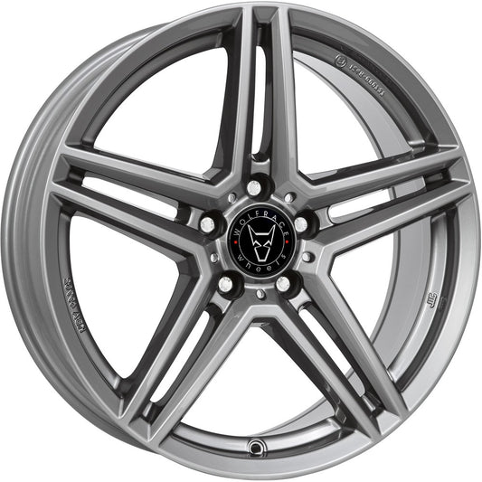 Wolfrace Eurosport TUV M10X Metal Grey Alloy Wheel