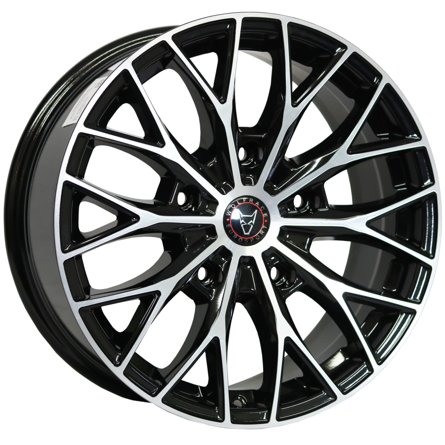 Wolfrace Eurosport Wolfsburg Super T Gloss Black Polished Alloy Wheel