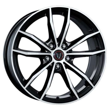 Wolfrace Eurosport TUV X12 Diamond Black Front Polished Alloy Wheel