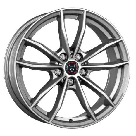 Wolfrace Eurosport TUV X12X Metal Grey Alloy Wheel