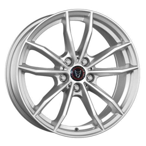 Wolfrace Eurosport TUV X12 Polar Silver Alloy Wheel